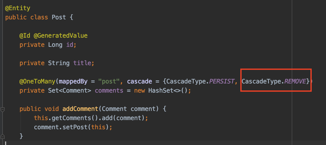  JPA Cascade
